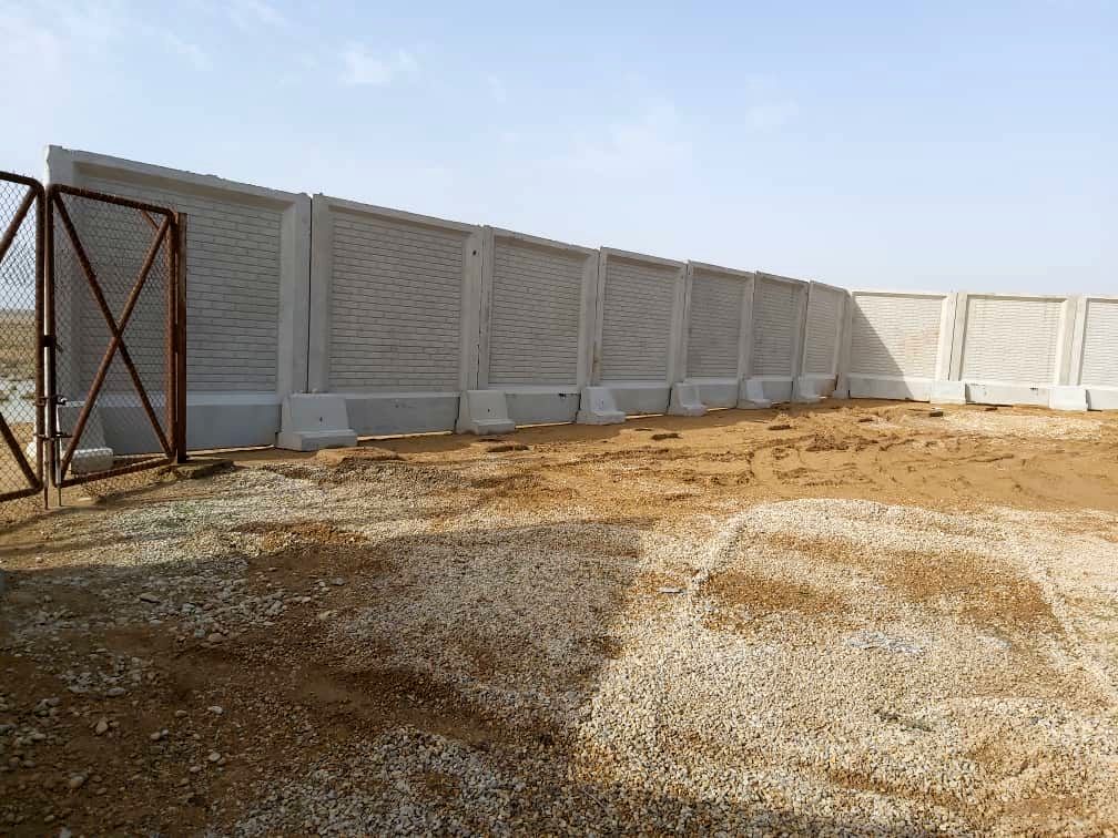 محیط ایستگاه پمپاژ RMD هندیجان با دیوار بتنی محصور شد