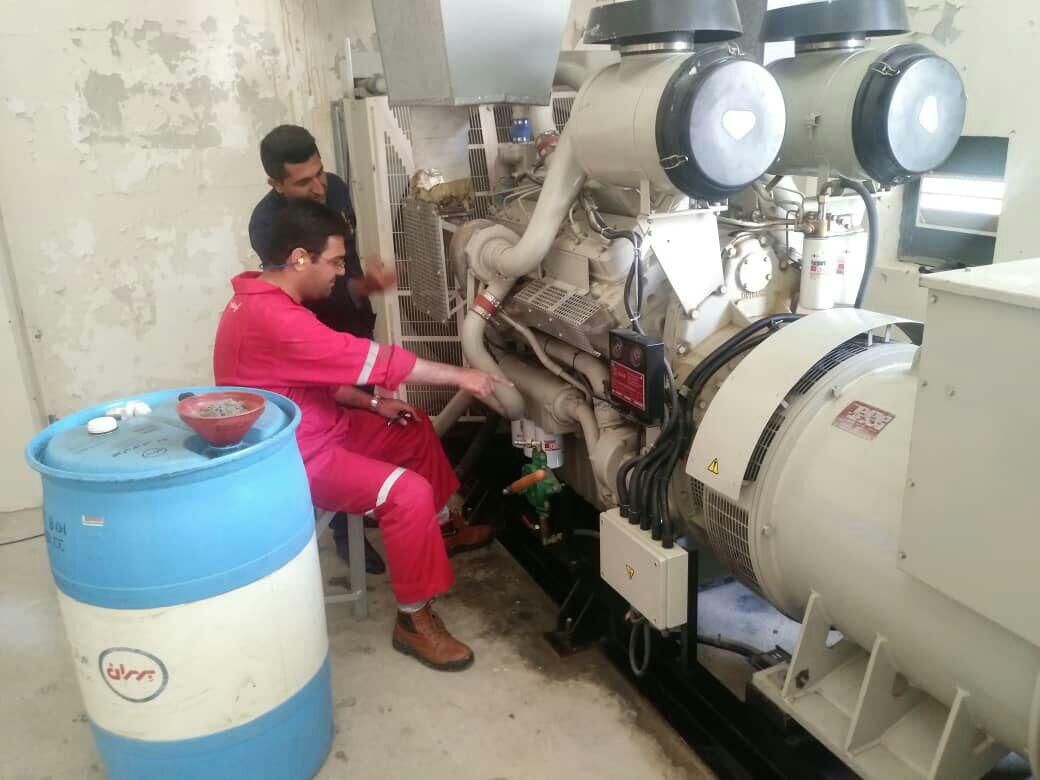 سرویس و اورهال دیزل ژنراتورهای اضطراری سدهای دز ، کرخه و گتوند انجام شد