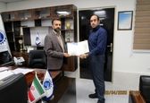 تجلیل از مدیرعامل شرکت آبرسانی غدیر خوزستان بعنوان مدافع سلامت در ورزش کارگری خوزستان