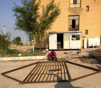 سازه های آشغالگیر شبکه آبیاری رامهرمز طراحی، ساخته و نصب شدند
