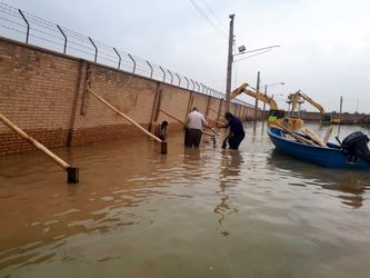 اتمام عملیات استحکام بخشی دیوار پست برق(کوت امیر) توسط دفتر مهندسی عمومی 