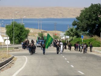 برگزاری مراسم عزاداری عاشورای حسینی در سد و نیروگاه کرخه