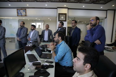 بازدید چهره های مذهبی، دانشگاهی، نظامی ، انتظامی ....از دیسپاچینگ سازمان