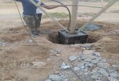 مقاوم‌سازی دکل‌های خطوط انتقال برق فیدر ۵۰۳۲ مسیر کانال آبرسانی شرکت آب جنوب شرق