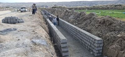 اراضی سنتی روستای زیرزرد تامین آب شدند