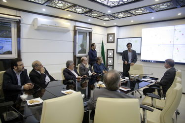بازدید چهره های مذهبی، دانشگاهی، نظامی ، انتظامی ....از دیسپاچینگ سازمان