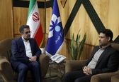 مدیر روابط عمومی سازمان آب و برق خوزستان با مدیرکل صدا و سیمای استان خوزستان دیدار کرد