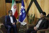مدیر روابط عمومی سازمان آب و برق خوزستان با مدیرکل صدا و سیمای استان خوزستان دیدار کرد
