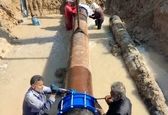 تعویض ۶ متر از خط لوله ۵۰۰ میلیمتری آبرسانی به شهرستان هندیجان