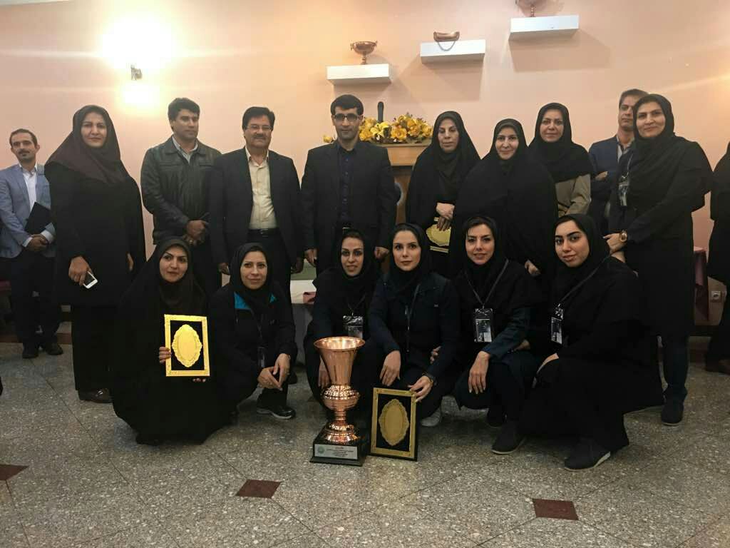 تیم تیراندازی بانوان سازمان آب و برق خوزستان در کشور سوم شد