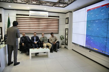 بازدید چهره های مذهبی، دانشگاهی، نظامی ، انتظامی ....از دیسپاچینگ سازمان