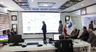 بازدید چهره های مذهبی، دانشگاهی، نظامی ، انتظامی ....از دیسپاچینگ سازمان