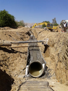 سیفون معکوس یک کانال قدیمی در منصوریه تعریض شد