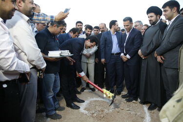 گزارش تصویری کلنگ زنی فاز اول طرح جامع آبرسانی شهرها و روستاهای جنوب شرق خوزستان