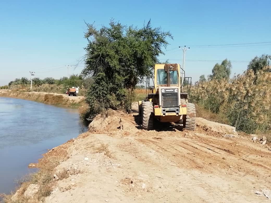 آبشستگی سردهانه نهر فرعی لشکرآباد بازسازی شد