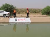آغاز مرحله دوم نصب علایم هشداردهنده و بازدارنده در مسیر کانال آبرسانی اهواز به بندر امام