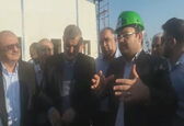  وزیر جهاد کشاورزی از پروژه سد و قفل کشتیرانی پایین دست بهمنشیر بازدید کرد