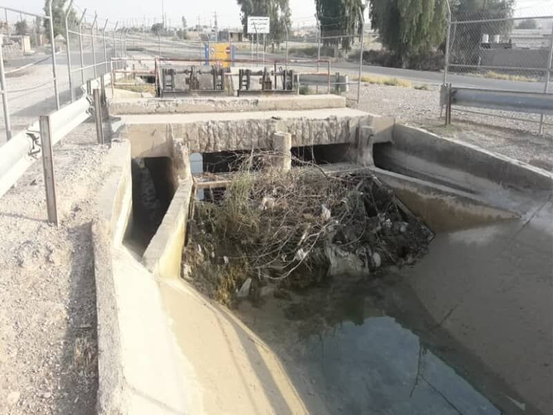 پاک سازی و تمیزکاری آشغالگیرهای کانال اصلی شبکه جایزان