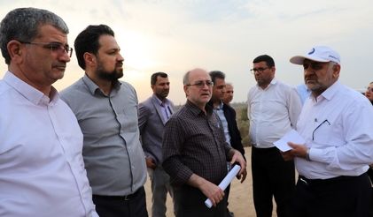 بازدید میدانی مدیرعامل سازمان آب و برق خوزستان از مسیرهای پایین‌دست کرخه و بررسی روند تأمین و توزیع آب در هویزه