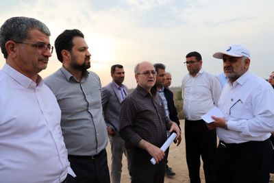 بازدید میدانی مدیرعامل سازمان آب و برق خوزستان از مسیرهای پایین‌دست کرخه و بررسی روند تأمین و توزیع آب در دشت آزادگان
