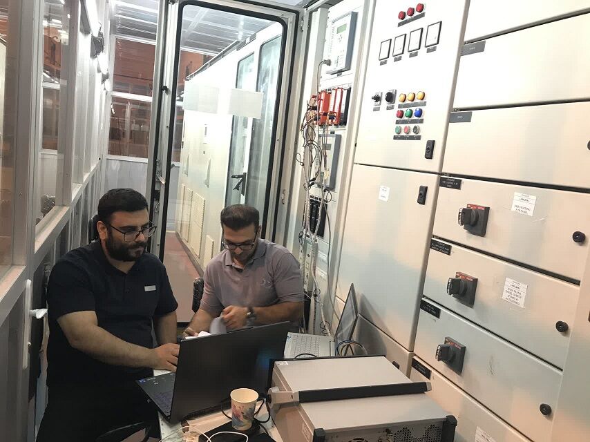 تست های رله های حفاظتی واحد شماره ۲ نیروگاه نیروگاه مارون