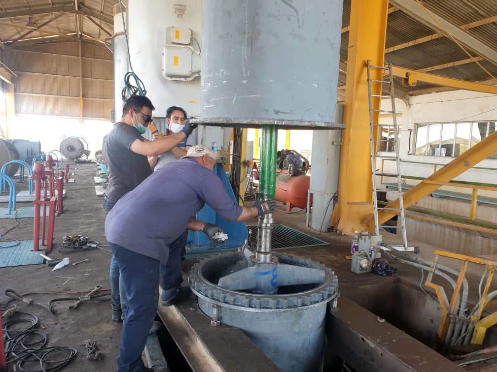 مونتاژ پمپ شماره دو تاسیسات آبرسانی کوت امیر انجام شد