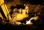  تعمیر ضربتی خط لوله انتقال آب به شهرستان بندر امام خمینی (ره)