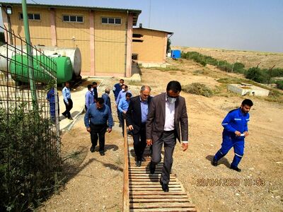 مدیرعامل شرکت آب غدیر خوزستان از تاسیسات قیصریه بازدید کرد
