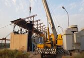 الکتروپمپ 510 کیلو واتی شبکه آبیاری شمال شرق اهواز نصب و راه اندازی شد
