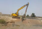 لایروبی کانال اصلی شبکه پنج هزار هکتار حوزه مرکزی