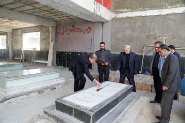 پاسداشت روز شهید با حضور مقامات سازمان آب و برق خوزستان در گلزار شهدای اهواز
