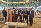 غبارروبی و عطر افشانی گلزار مطهر شهدا توسط پرسنل سازمان آب و برق خوزستان انجام شد