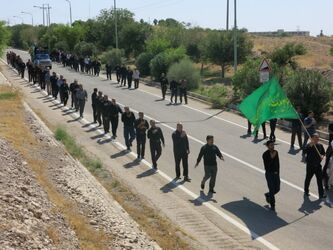 برگزاری مراسم عزاداری عاشورای حسینی در سد و نیروگاه کرخه