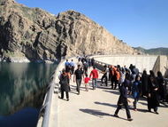 بازدید ۹۰ هزار نفر از سدهای مسجدسلیمان و شهید عباسپور در نوروز ۹۰