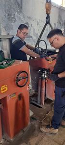 تعویض مقاومت های راه انداز (استارتر) الکتروموتور گرین‌بلت شماره ۷ تلمبه‌خانه هایلیفت مرغزار