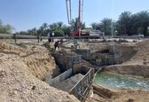 پل و کالورت زهکش حائل مجاور روستای کیکاووس عریض شد