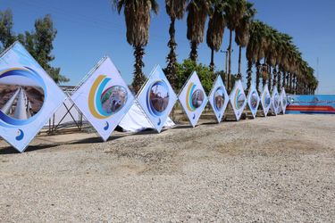 تصاویر آیین بهره برداری از فاز اول طرح جامع آبرسانی به شهرستان دزفول و کلنگ زنی آغاز فاز دوم طرح