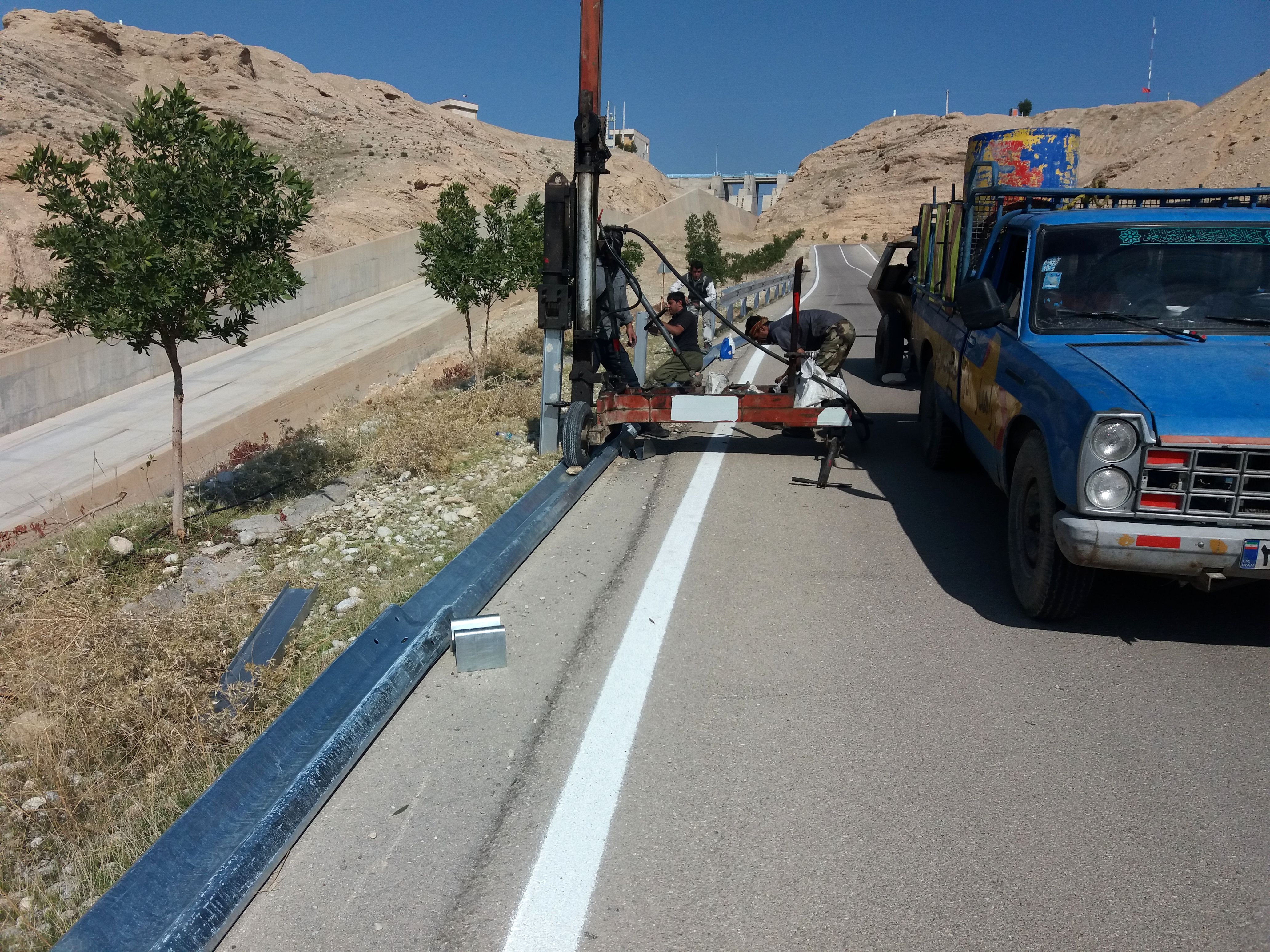 ایمن سازی جاده دسترسی به سد مخزنی جره رامهرمز