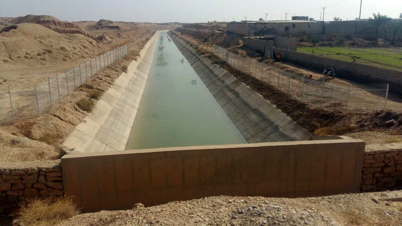 کانال اصلی شبکه آبیاری هندیجان ایمن شد