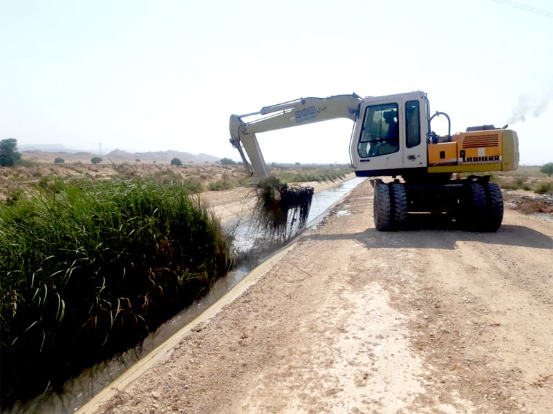 آغاز عملیات لایروبی کانال های اصلی شبکه فجر و جایزان