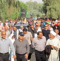 همایش پباده روی خانوادگی در کوی سوم شعبان دزفول برگزار شد