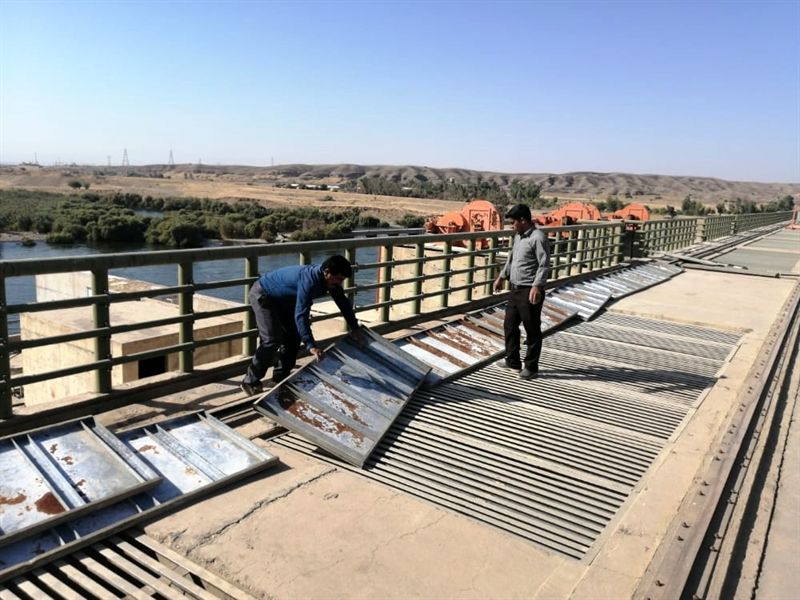 دستگاه ارتفاع سنج سد تنظیمی کرخه نصب و راه اندازی شد