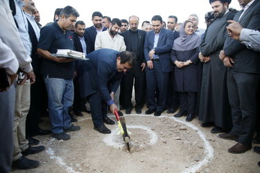 گزارش تصویری کلنگ زنی فاز اول طرح جامع آبرسانی شهرها و روستاهای جنوب شرق خوزستان