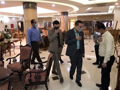 بازدید مدیر گردشگری و مهندسی عمومی سازمان آب و برق خوزستان از مجموعه ساب 