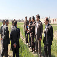 بازدید انجمن صنفی و کشاورزان شهرستان بهبهان از مناطق پایین دست حوضه مارون