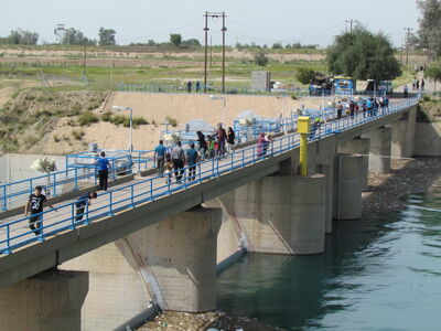 هزاران نفر تعطیلات نوروزی را در تاسیسات شبکه های آبیاری شمال خوزستان سپری کردند