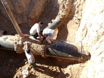 نواقص فنی ۳ ایستگاه از شبکه آبیاری تحت فشار در شرق گرگر برطرف شد