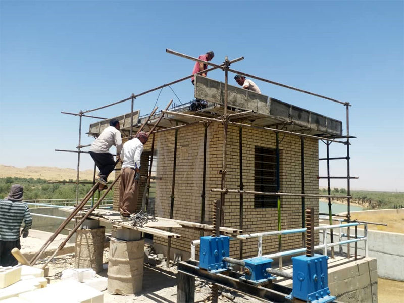  اتاق تابلو برق سد انحرافی جایزان احداث شد