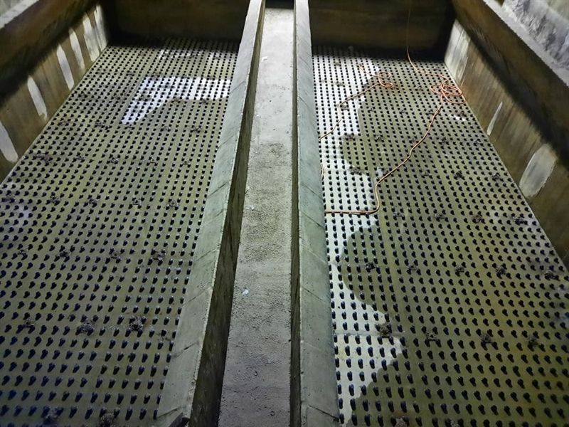 تعمیر اساسی فیلتر های شنی تصفیه خانه مرغزار