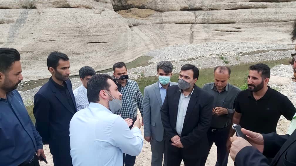 بازدید اعضای کمیسیون انرژی مجلس شورای اسلامی از طرح آبرسانی به شهرستان لالی
